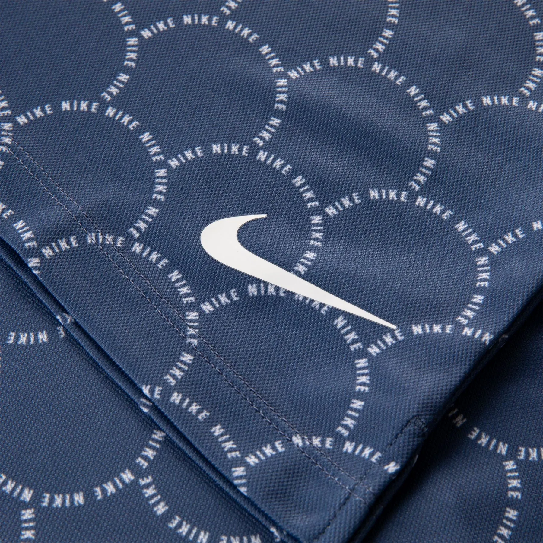 Womens Dri-FIT Victory Printed Polo Diffused Blue/White - AW23