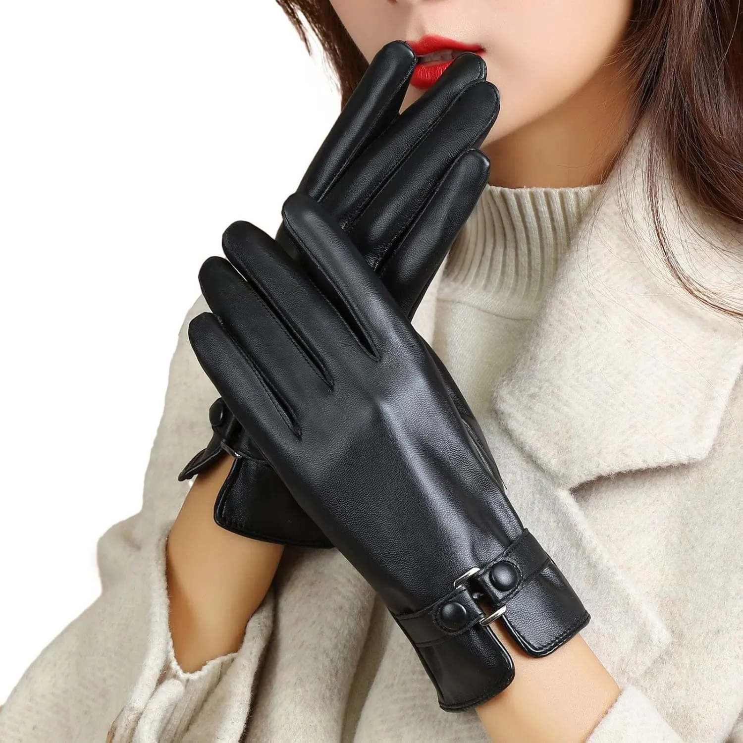 Womens Gloves Winter Touc Screen Texting Phone Windproof Gloves for Women Winter Gloves Women Toucscreen