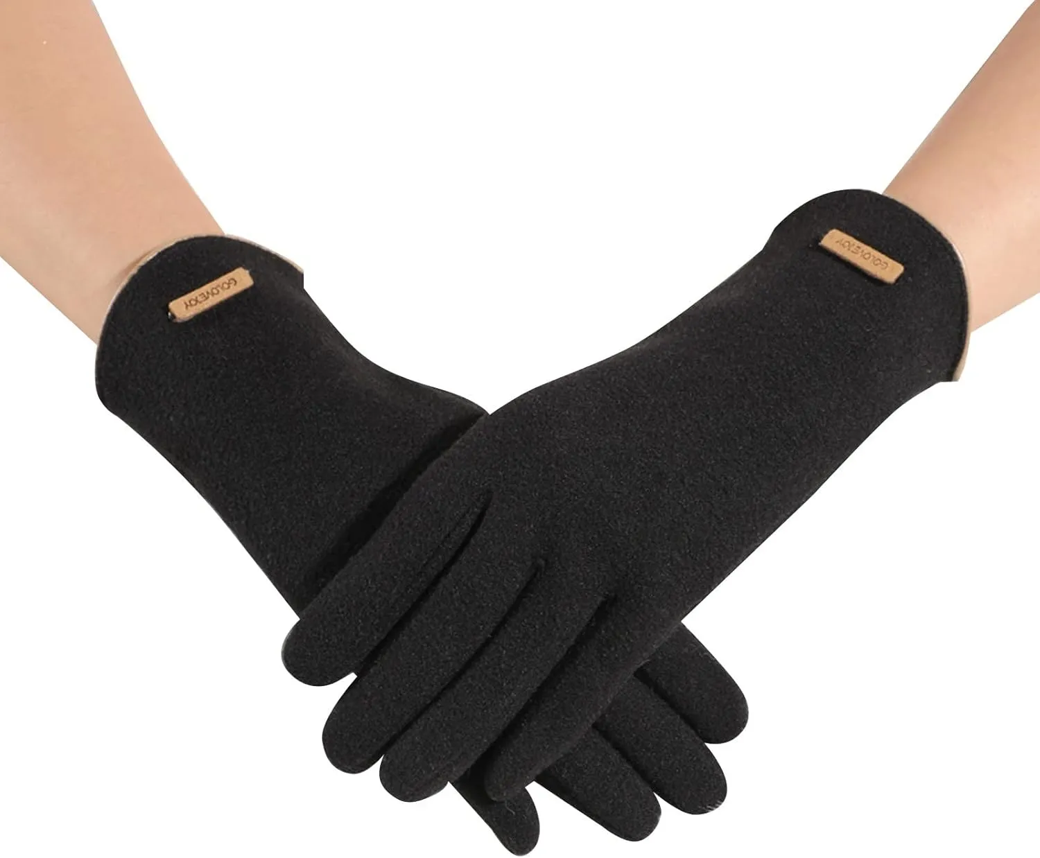 Womens Gloves Winter Touchscreen Texting Phone Windproof Gloves Lined Cold Weather Warm Gloves (B, One Size)