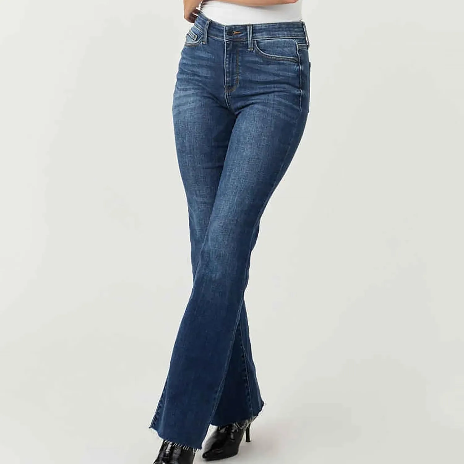 Womens Jeans Stretchy Stadeke Jeans Classic Waisted Flare Jeans Juniors Jeans on Stretch Pants for Women