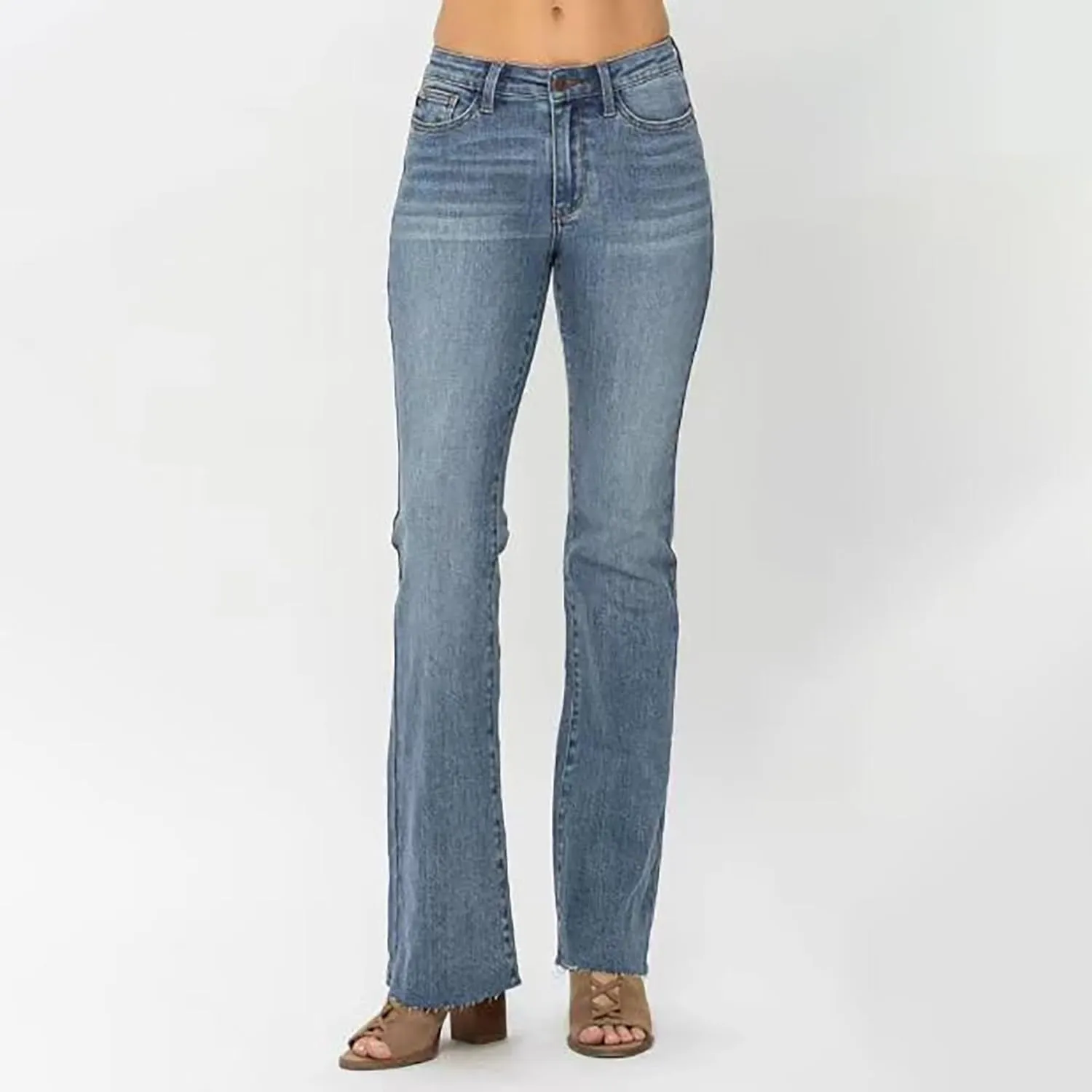 Womens Jeans Stretchy Stadeke Jeans Classic Waisted Flare Jeans Juniors Jeans on Stretch Pants for Women