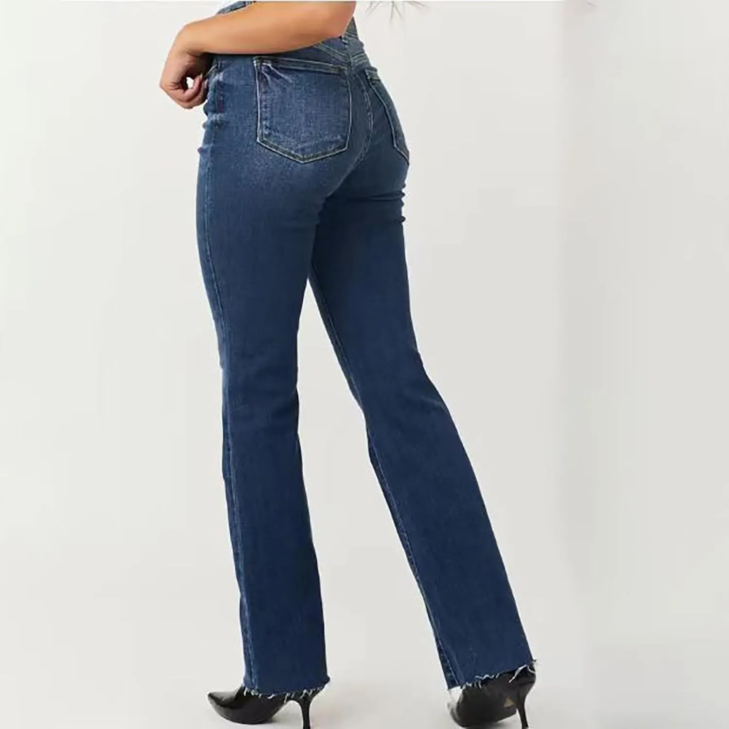 Womens Jeans Stretchy Stadeke Jeans Classic Waisted Flare Jeans Juniors Jeans on Stretch Pants for Women