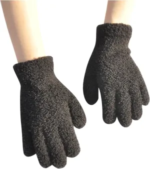 Womens Mens Winter Gloves Warm Knit Gloves for Cold Weather Stretch Gloves With Warm Fleece Lining Winter Gloves Touch Screen Windproof Thermal for Running Cycling Driving Hiking