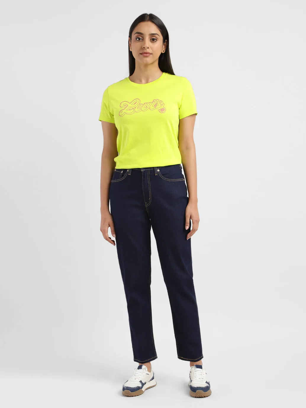 Women's Mid Rise 80S Loose Fit Jeans
