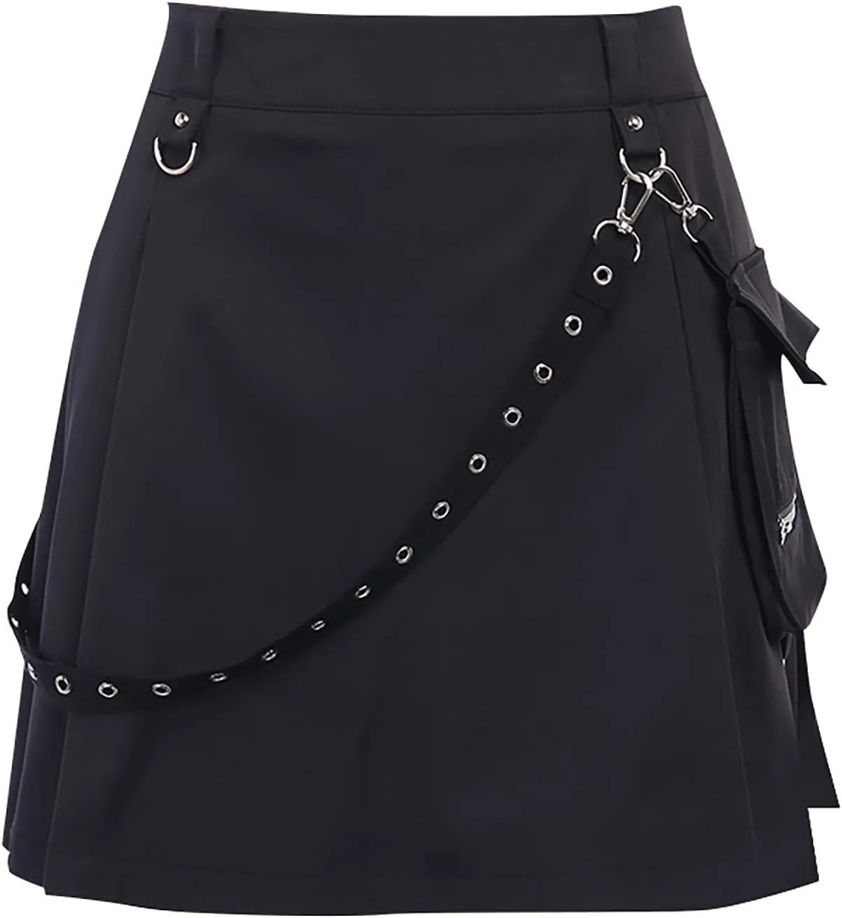 Womens Mini Cargo Skirts Mini Bodycon Cargo Skirt with Pocket Women Summer Sexy Button Mini Cargo Denim Skirt