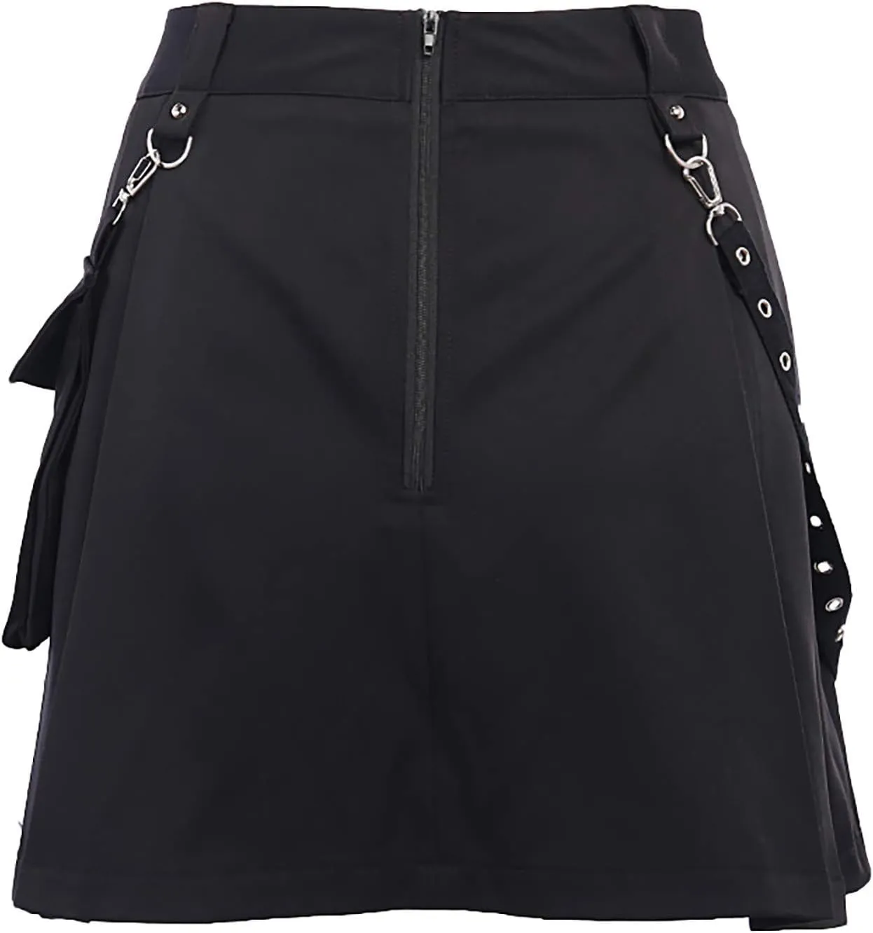 Womens Mini Cargo Skirts Mini Bodycon Cargo Skirt with Pocket Women Summer Sexy Button Mini Cargo Denim Skirt