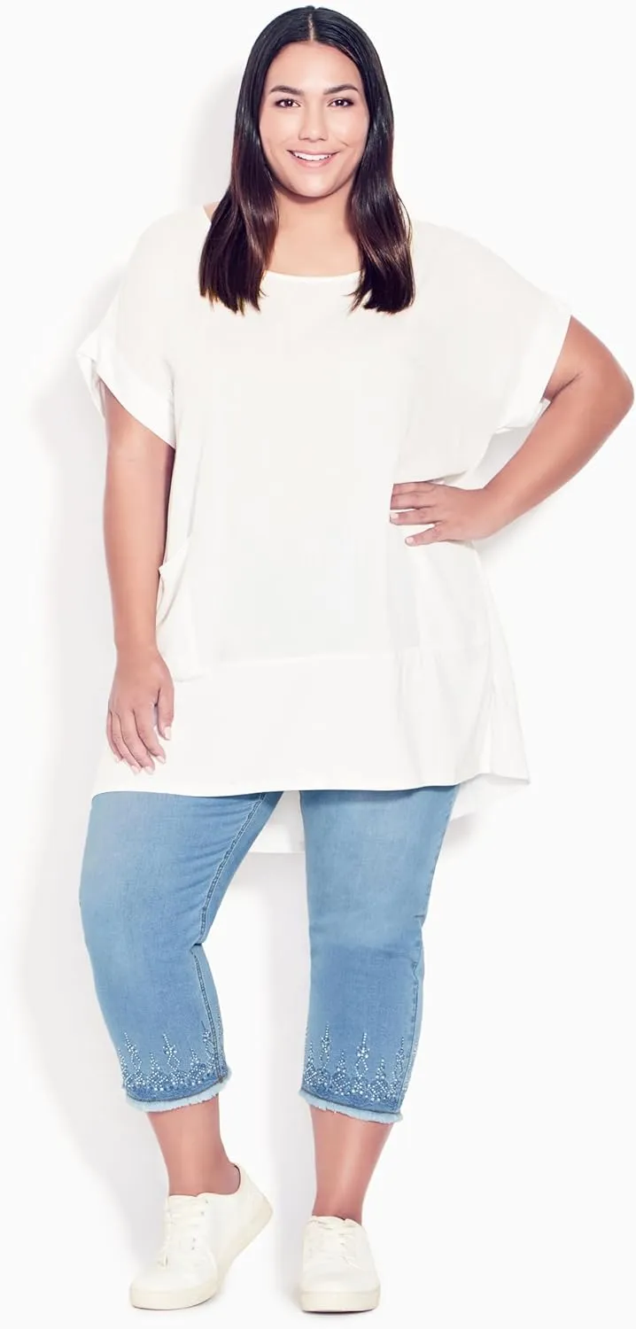 Women's Plus Size Jean Nikita Crop