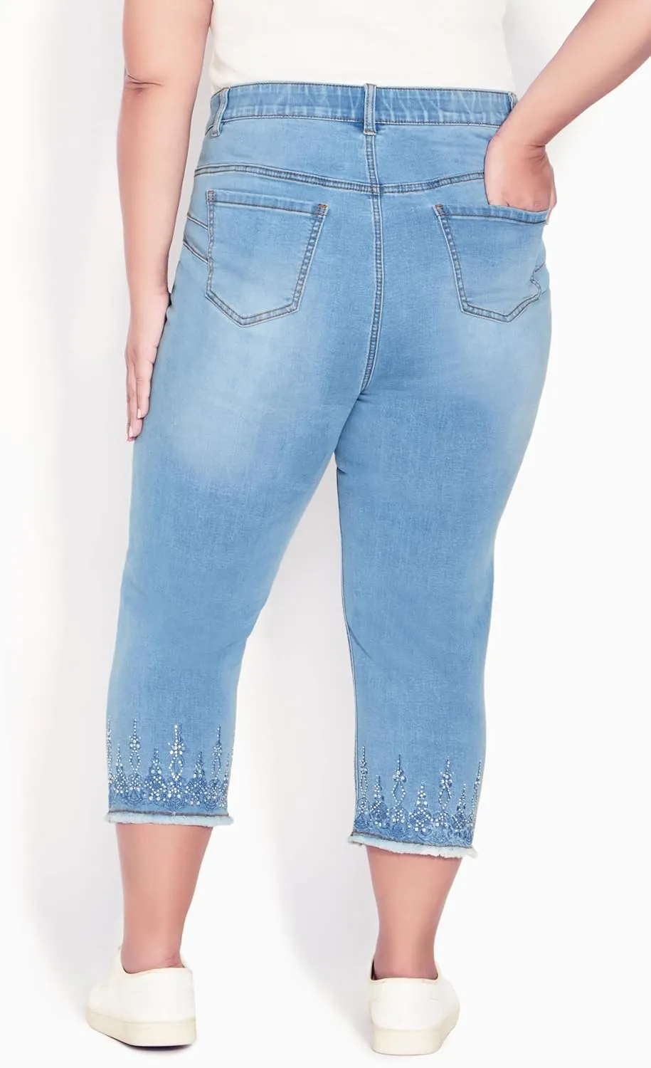 Women's Plus Size Jean Nikita Crop