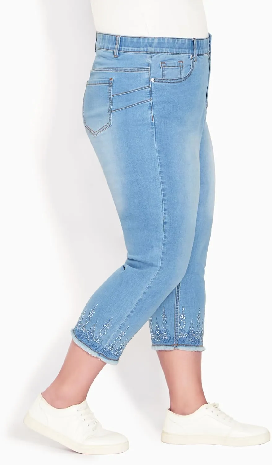 Women's Plus Size Jean Nikita Crop