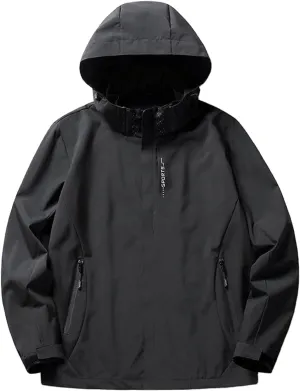Women's Raincoat Lightweight Waterproof Outdoor Jacket Removable Hooded Active Cycling Bike Windbreaker Jackets