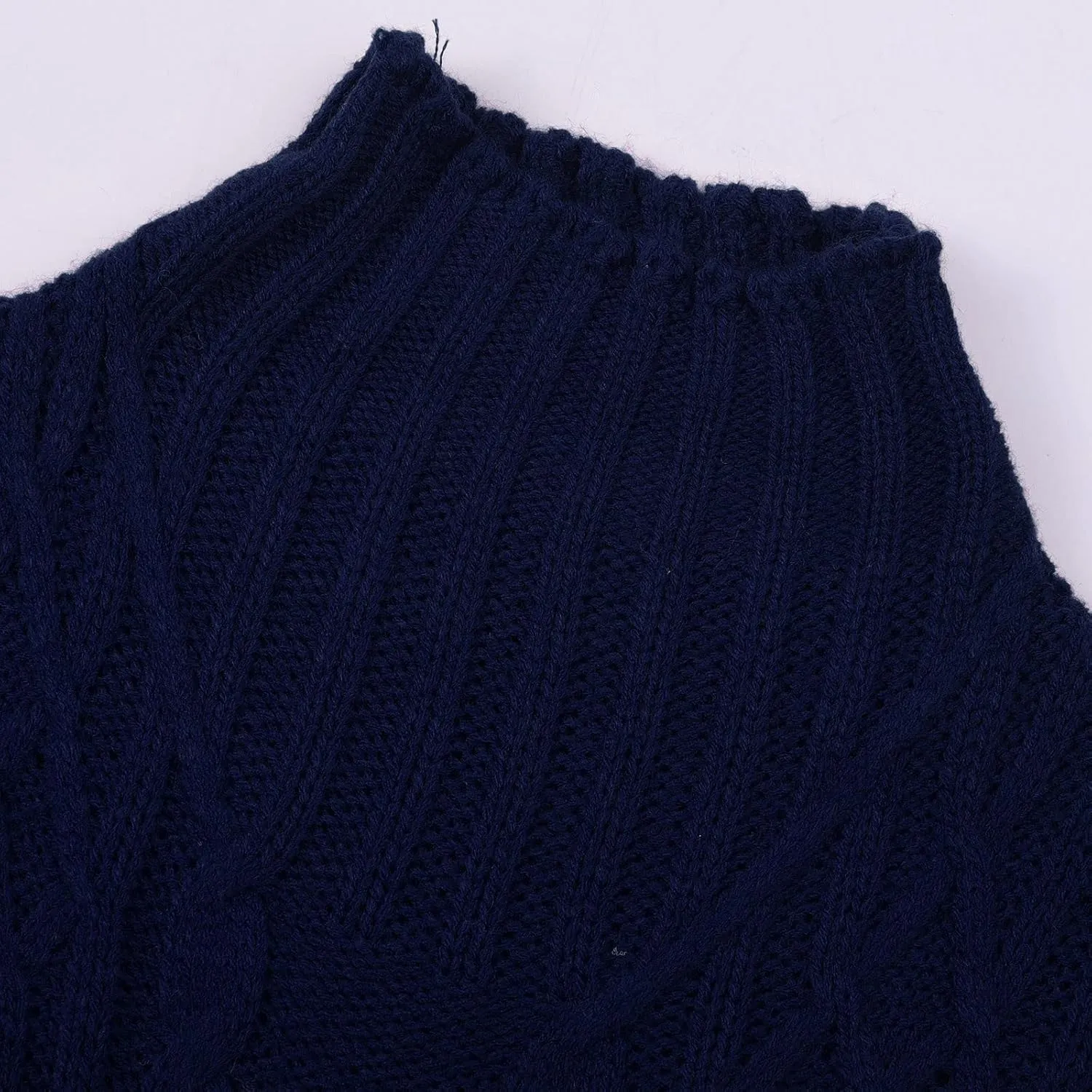 Womens Slim Fit Sexy Sweaters 2024 Winter Cable Knit Light Sweaters for Women Knitted Trendy Turtleneck Solid Warm