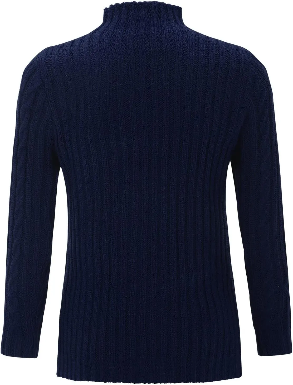 Womens Slim Fit Sexy Sweaters 2024 Winter Cable Knit Light Sweaters for Women Knitted Trendy Turtleneck Solid Warm