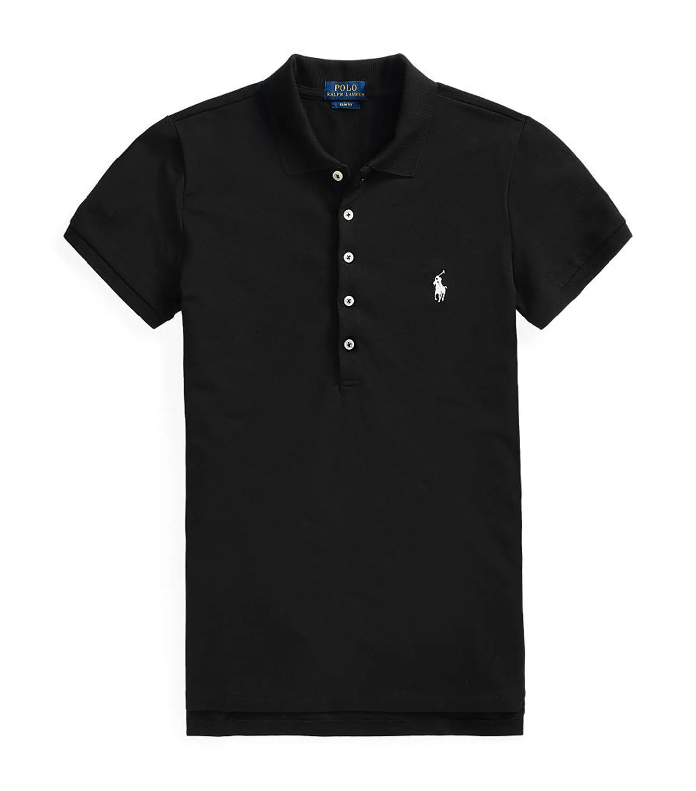 Women's Slim Fit Stretch Julie Polo Shirt Polo Black