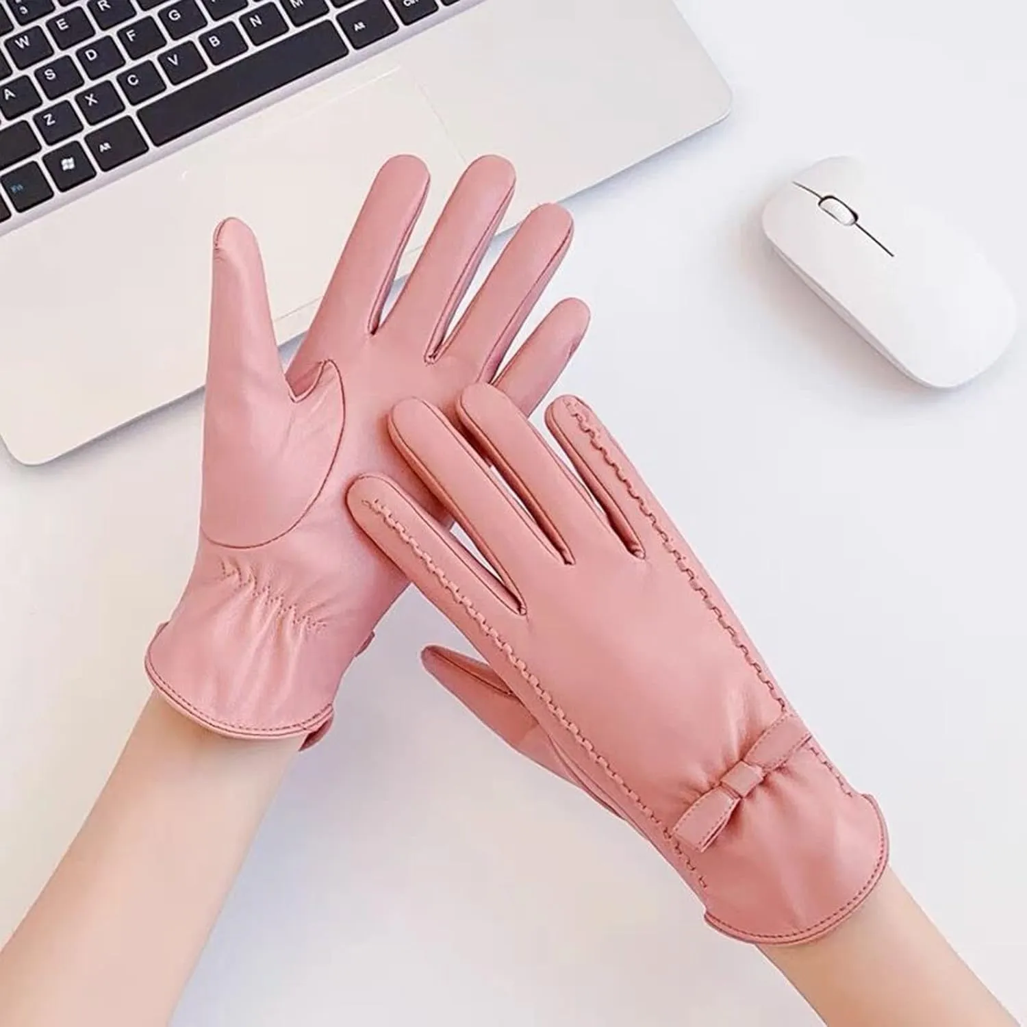 Womens Winter Gloves Warm Lined Touc Screen Driving Gloves Winter Gloves Women Toucscreen Plush Gloves