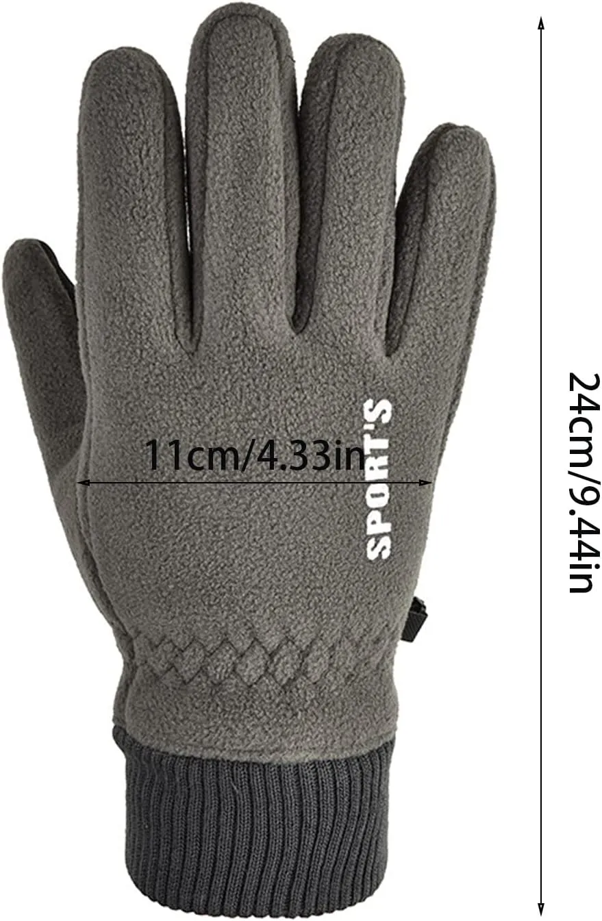 Women's Winter Touchscreen Gloves Warm Lined Knit Gloves Winter Elastic Cuff Texting Gloves