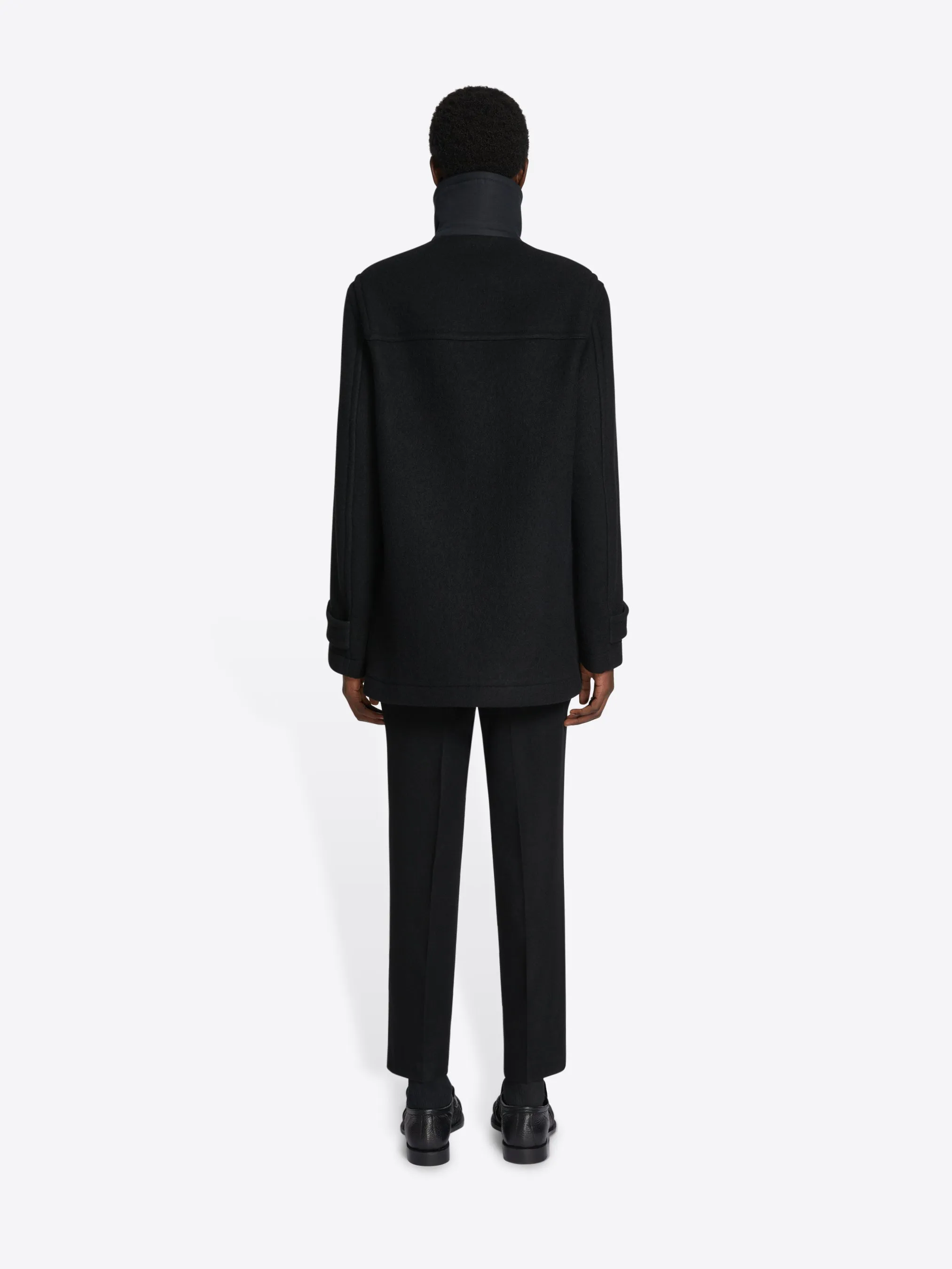 Wool cropped pants