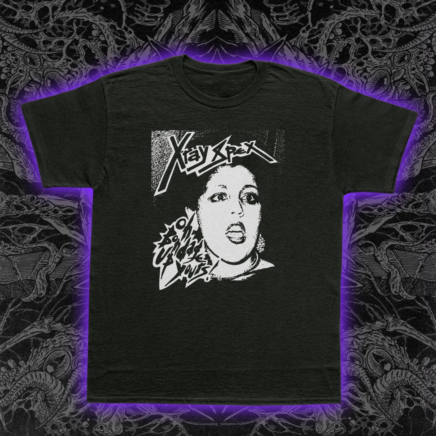 X-Ray Spex Oh Bondage Slim Fit Tee