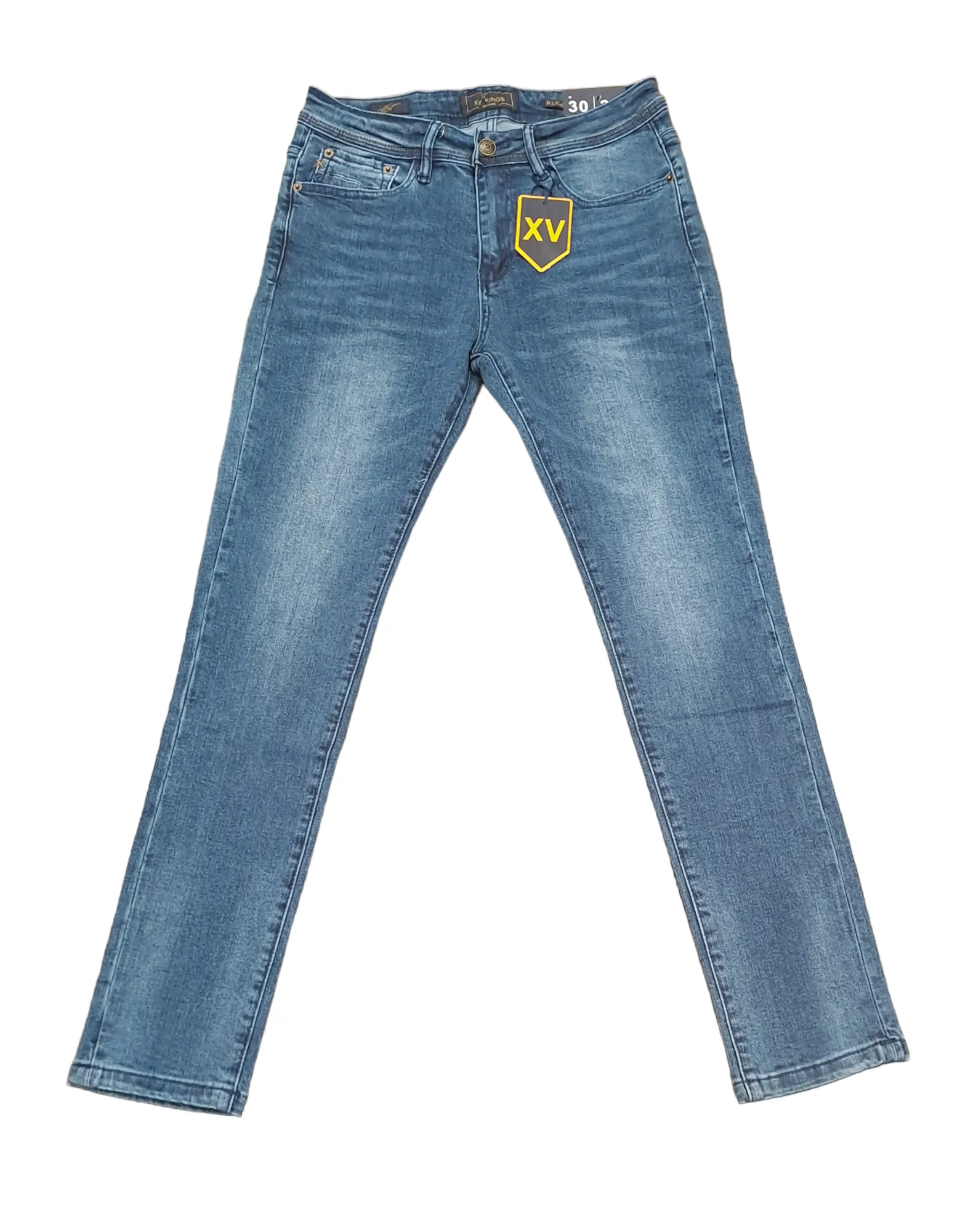 XV KINGS Ruck T Slim Fit Jean - Blue Denim