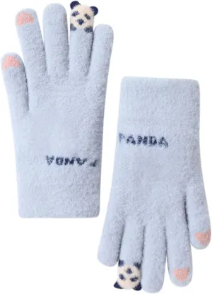 YOLAI Women's Winter Warm Touchscreen Gloves Knit Touchscreen Texting Glove Soft Lined for Women Snow Mittens Women