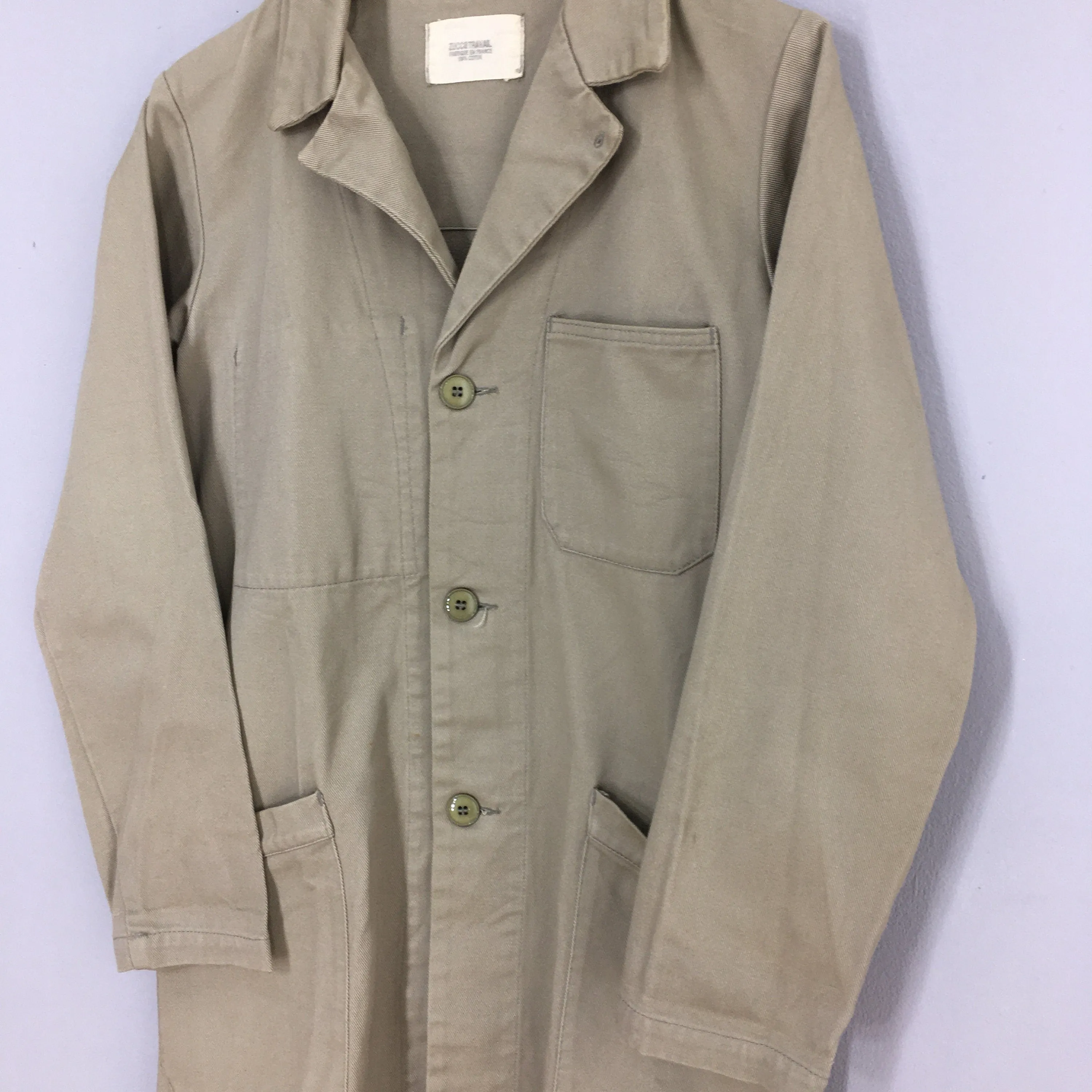Zucca Travail Japan Denim Long Jacket Small