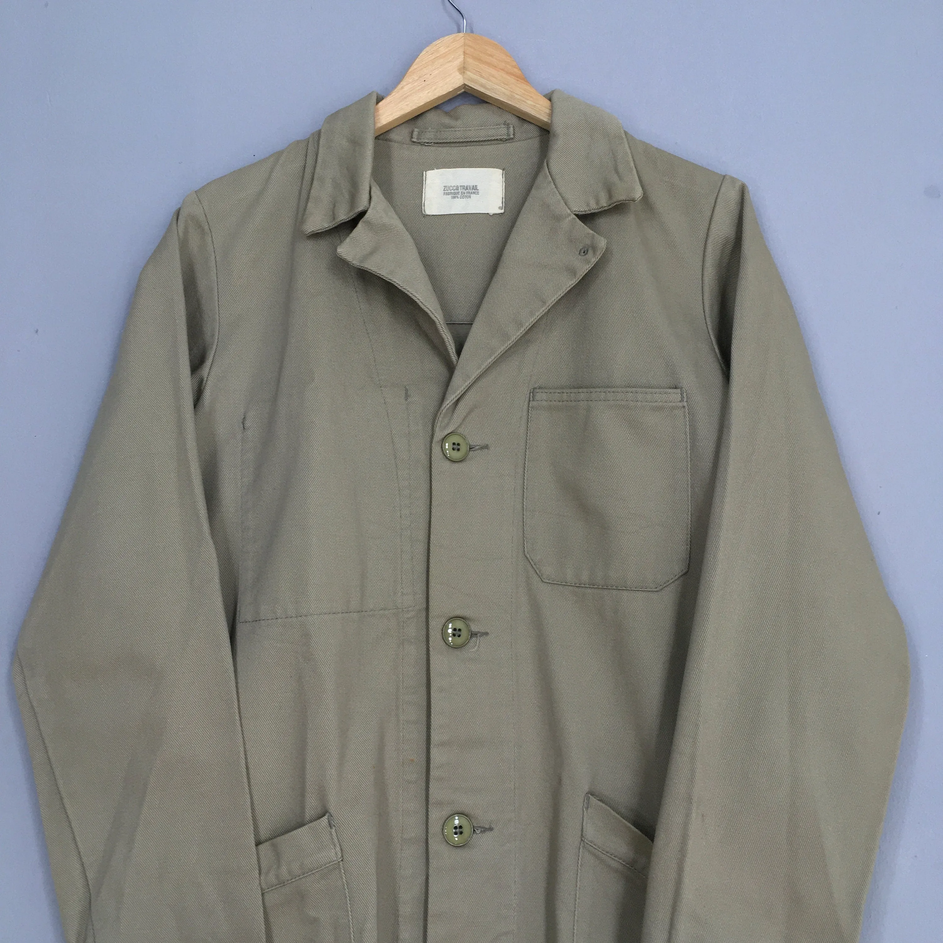 Zucca Travail Japan Denim Long Jacket Small